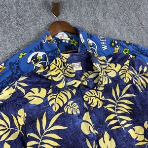 Go‎ Barefoot Lot of 2 Hawaiian Shirt Mens L Surfer Shaka Brah Tropical Vacation